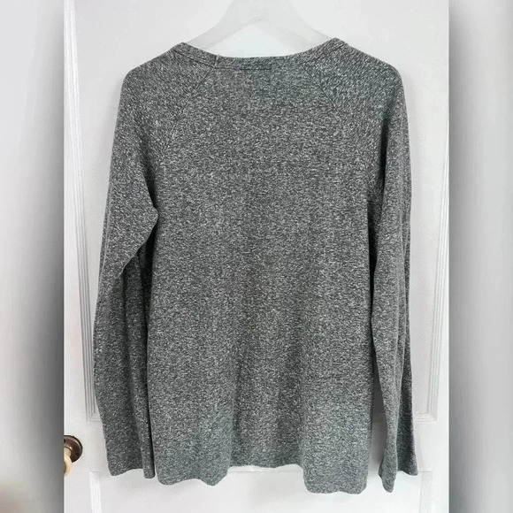 Gravel & Gold Grey Heather Pullover Sweater Size 4 - Picture 3 of 3
